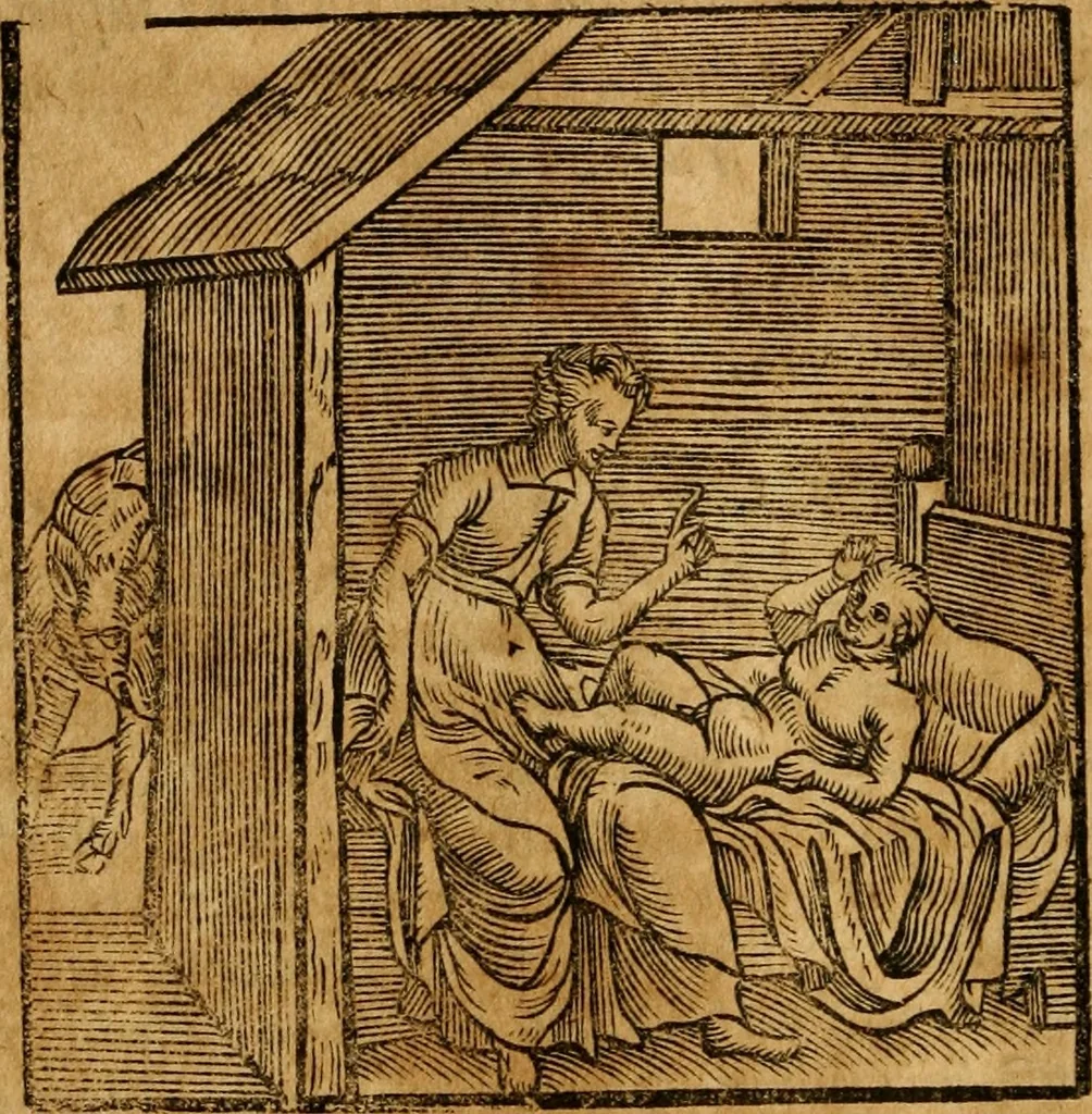 An illustration from Fabulae c. Aesopicae, 1590, leaf 197