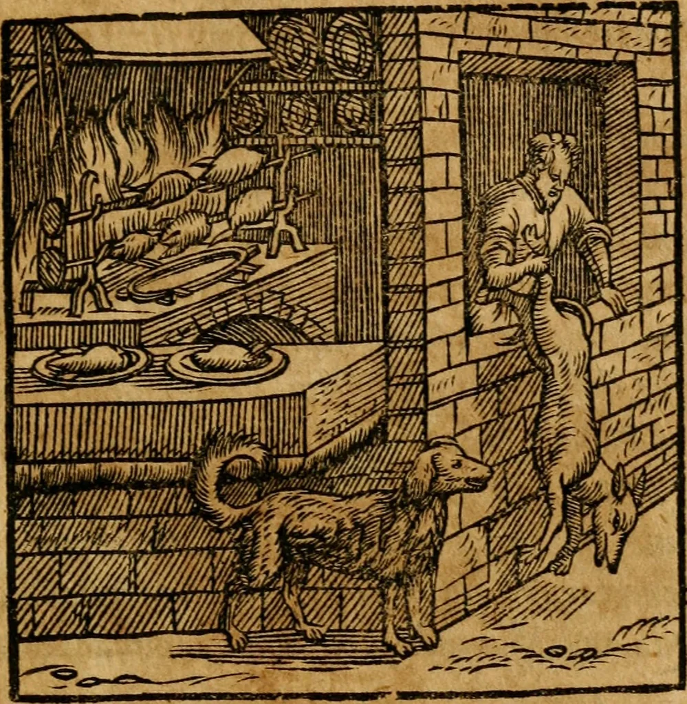 An illustration from Fabulae c. Aesopicae, 1590, leaf 206