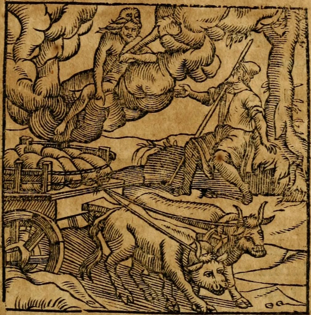 An illustration from Fabulae c. Aesopicae, 1590, leaf 230