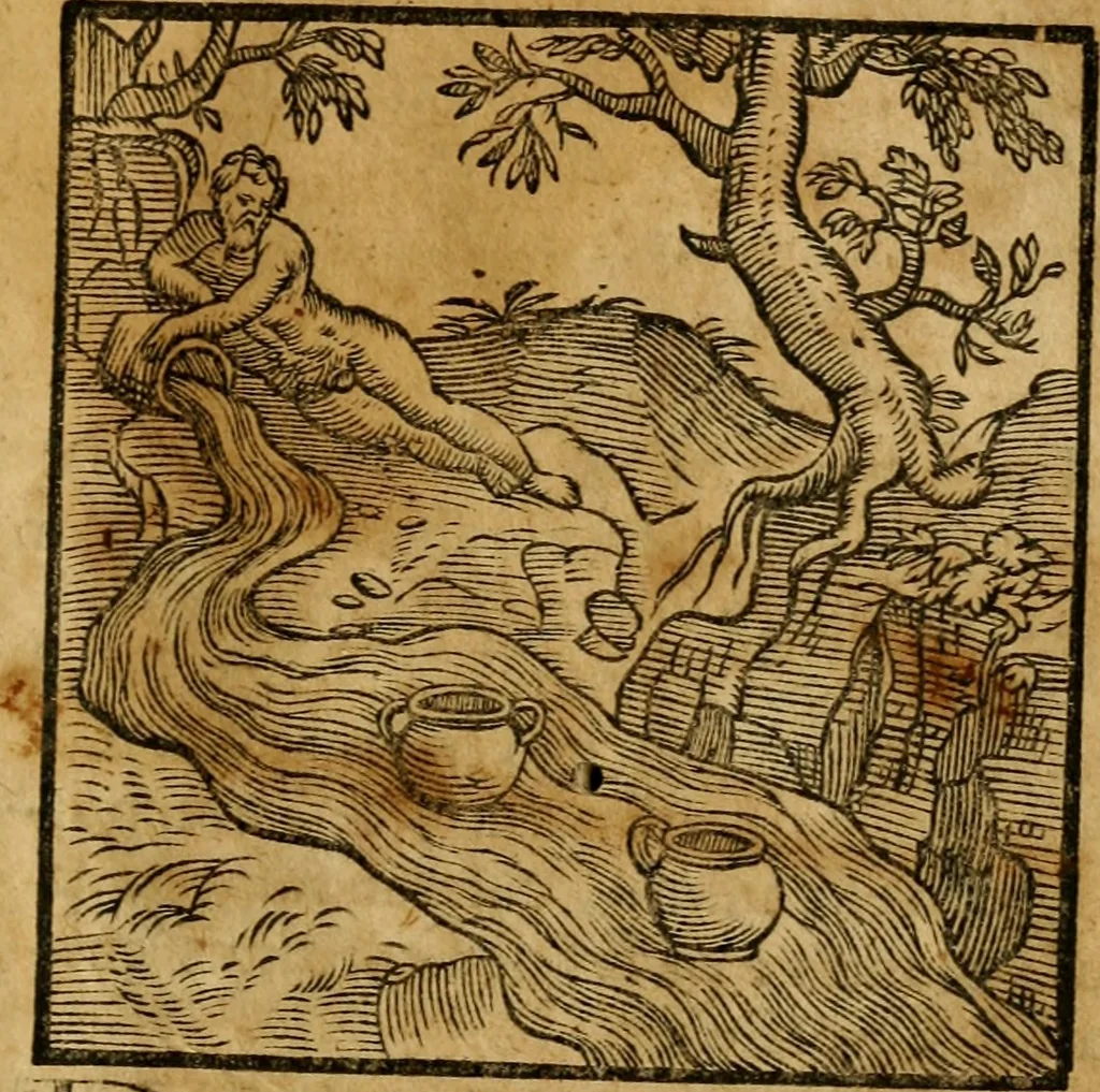 An illustration from Fabulae c. Aesopicae, 1590, leaf 24