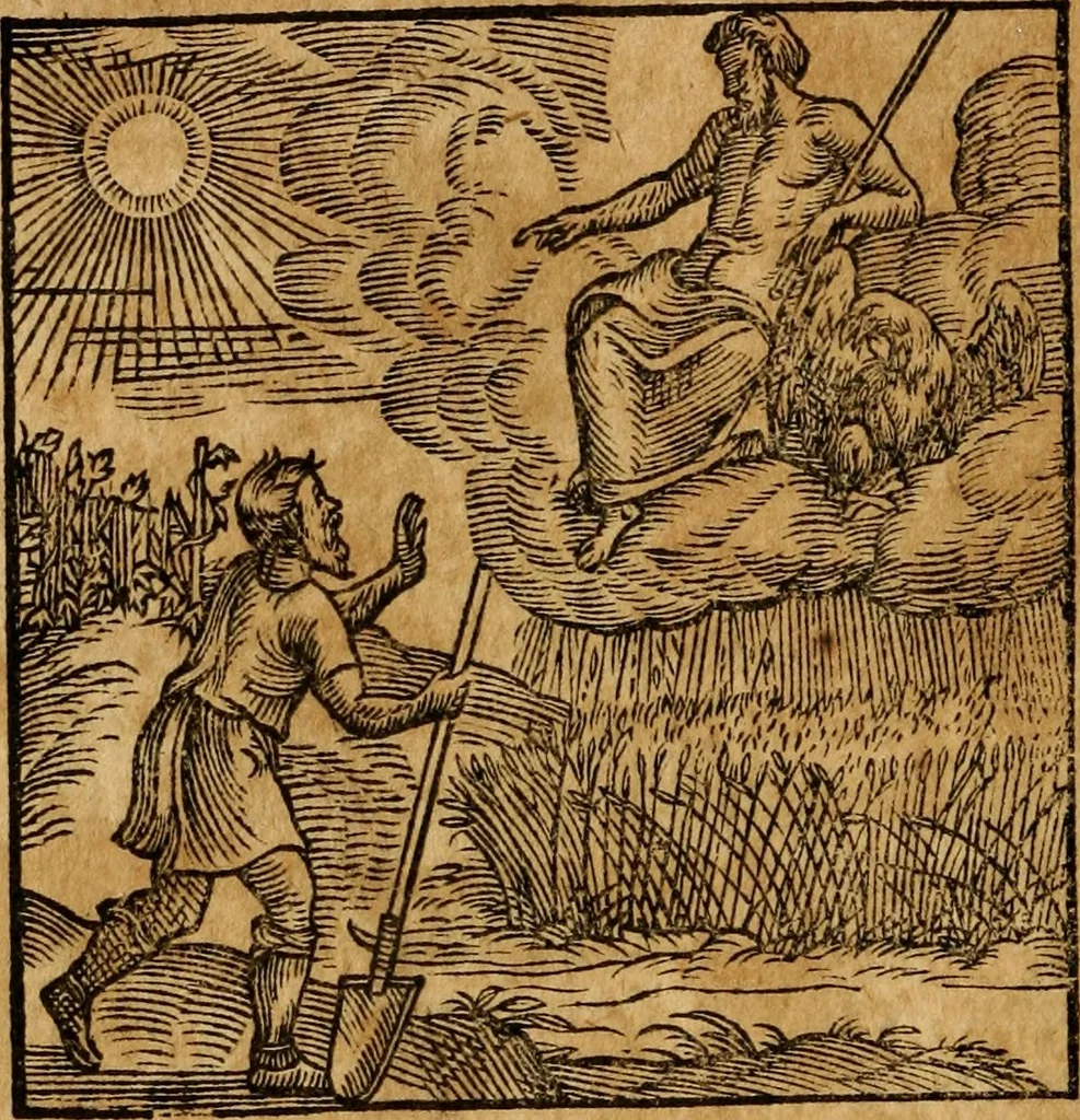 An illustration from Fabulae c. Aesopicae, 1590, leaf 251