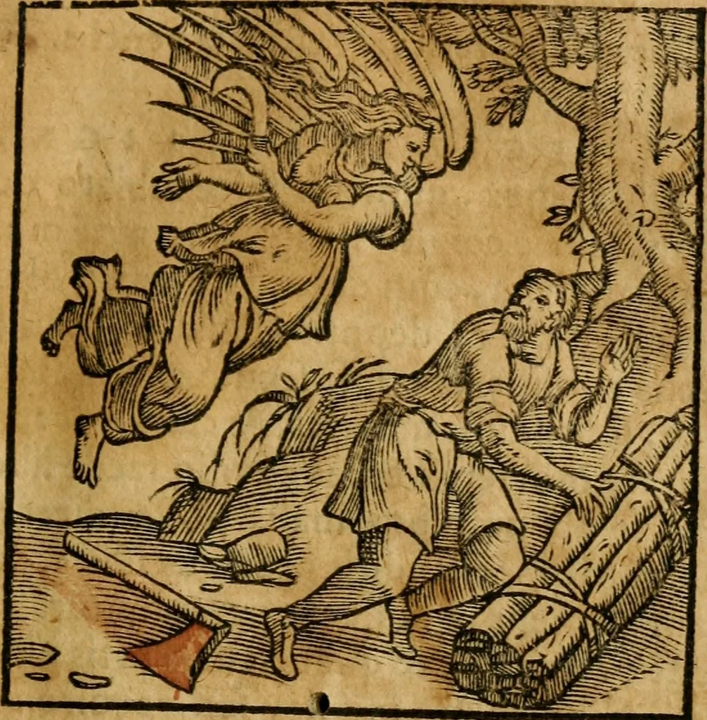 An illustration from Fabulae c. Aesopicae, 1590, leaf 44