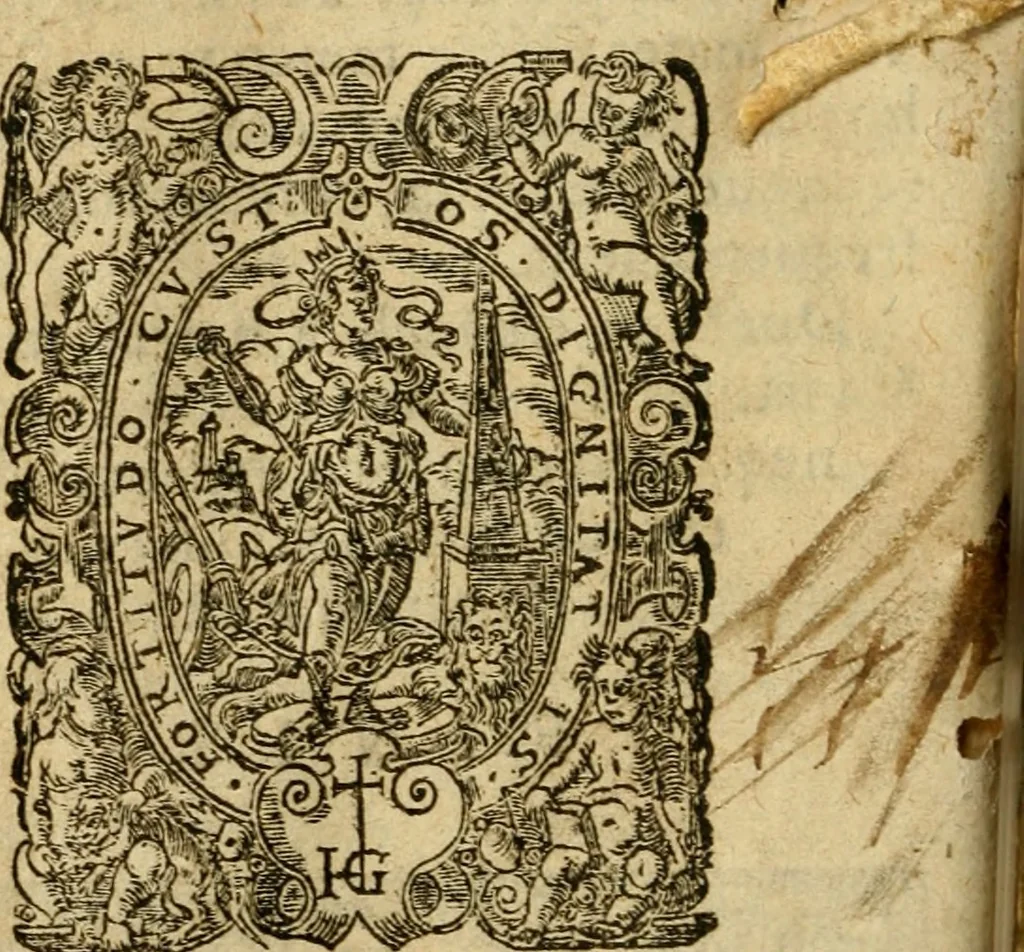 An illustration from Fabulae c. Aesopicae, 1590, leaf 447