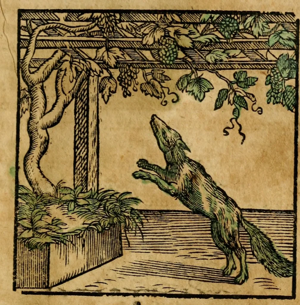 An illustration from Fabulae c. Aesopicae, 1590, leaf 64