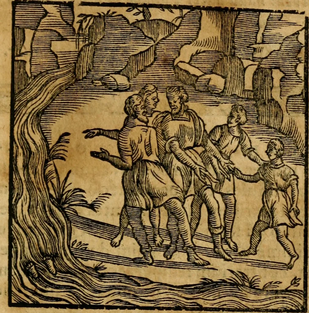 An illustration from Fabulae c. Aesopicae, 1590, leaf 80