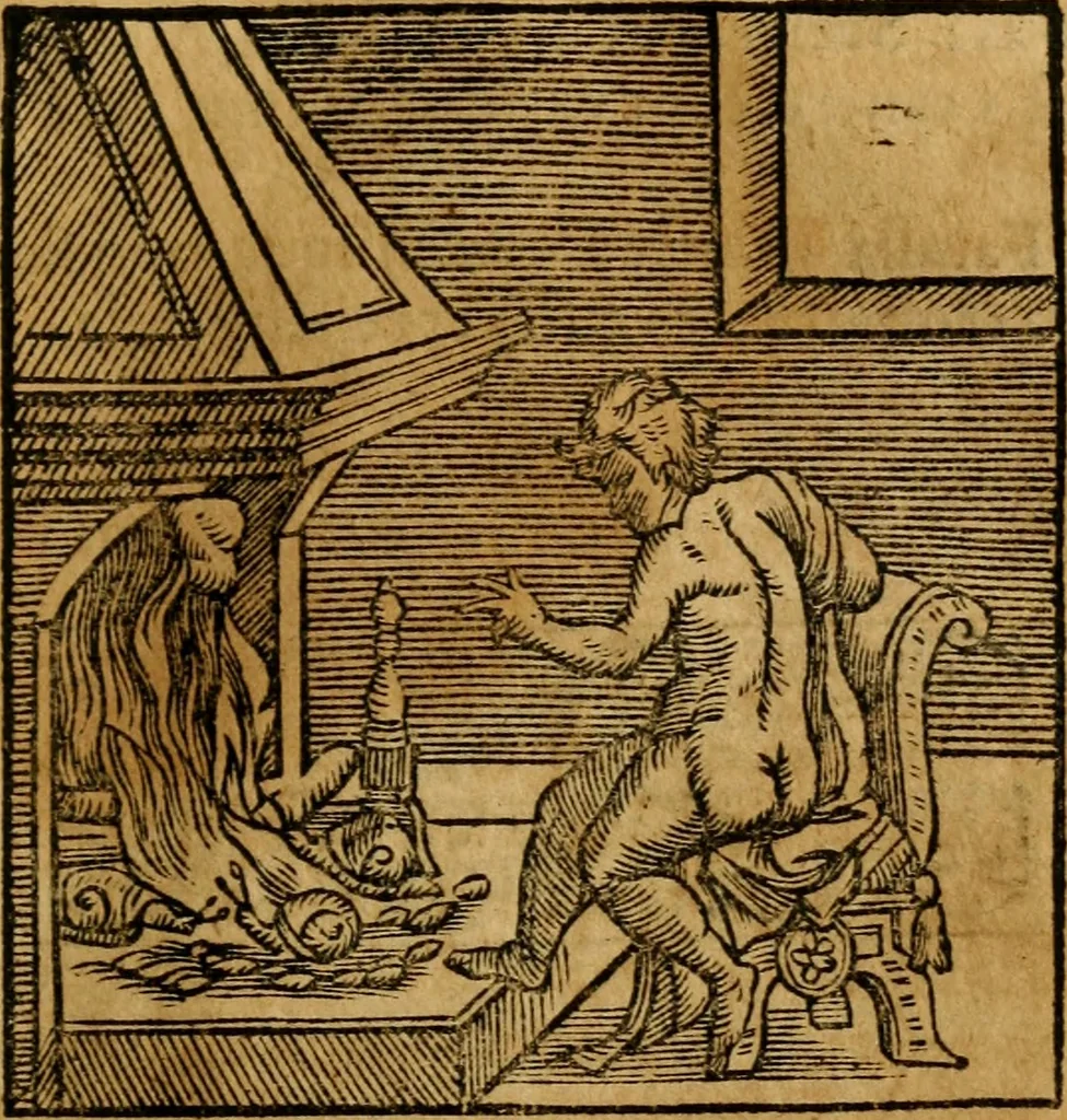 An illustration from Fabulae c. Aesopicae, 1590, leaf 96