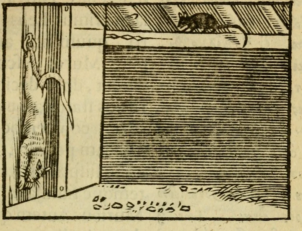 An illustration from Fabulæ Æsopi Graecè & Latinè, nunc denuo selectæ : eæ item, quas Avienus carmine expressit, accedit ranarum et murium pugna, Homero olim adscripta cum ... figuris .., 1660, leaf 25