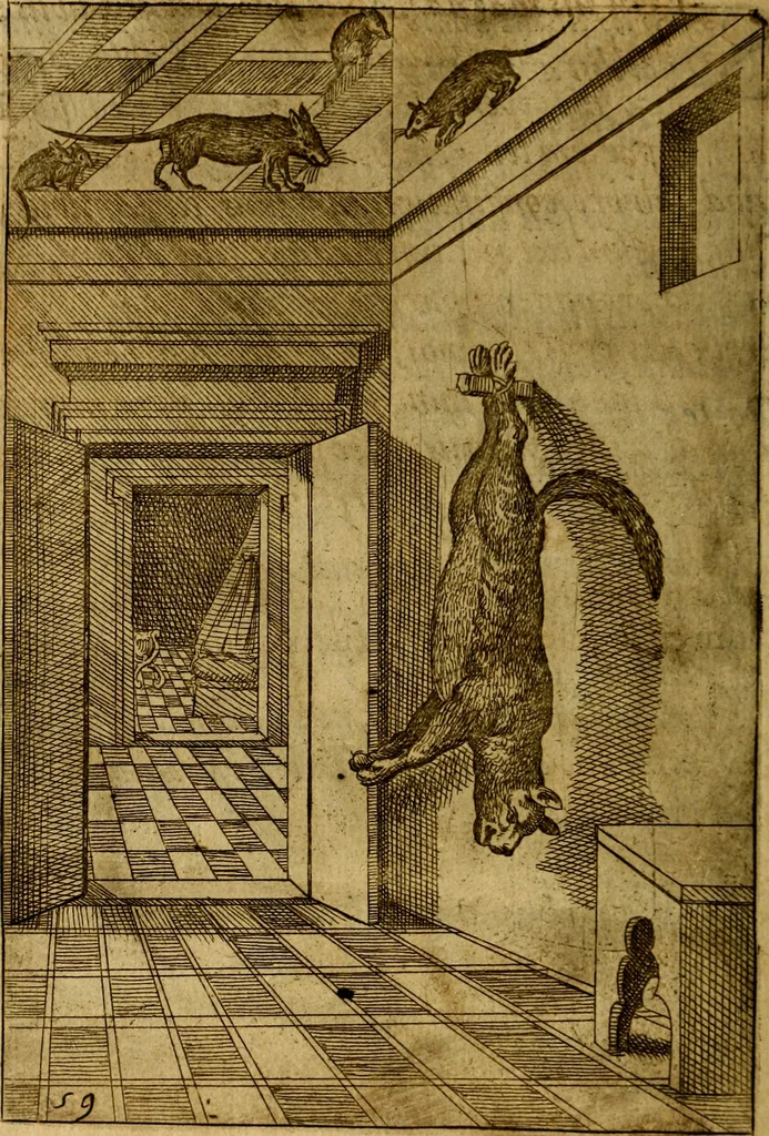 An illustration from Fabvlae centvm ex antiqvis avctoribvs delectae et a Gabriele Faerno Cremonensi carminibvs explicatae, 1564, leaf 123