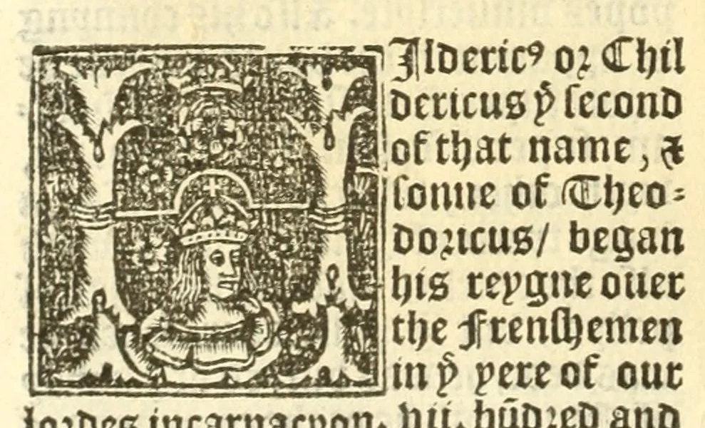 An illustration from Fabyans cronycle : newly prynted : wyth the cronycle, actes, and dedes done in the tyme of the reygne of the moste excellent prynce Kynge Henry the vii, father vnto our most drad souerayne lord Kynge Henry the viii, 1533, leaf 180