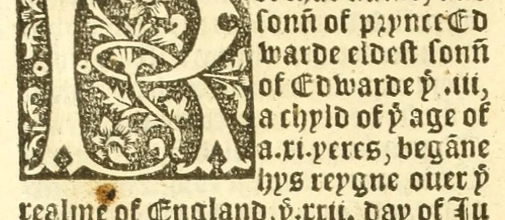 An illustration from Fabyans cronycle : newly prynted : wyth the cronycle, actes, and dedes done in the tyme of the reygne of the moste excellent prynce Kynge Henry the vii, father vnto our most drad souerayne lord Kynge Henry the viii, 1533, leaf 662