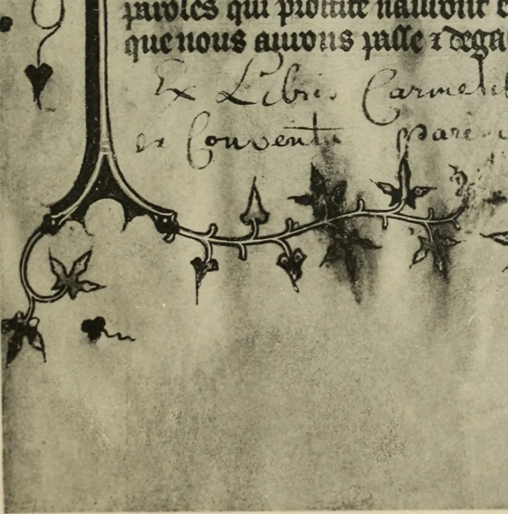 An illustration from Fac-similé de livres copiés et enluminés pour le roi Charles V. : souvenir de la journée du 8 mars 1903, 1903, leaf 26
