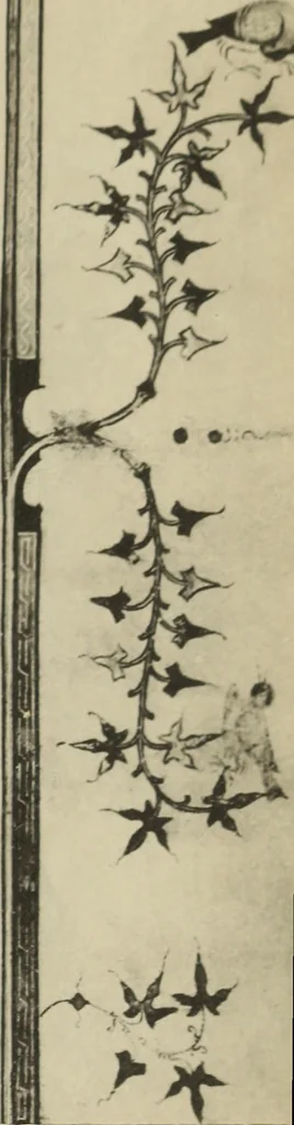 An illustration from Fac-similé de livres copiés et enluminés pour le roi Charles V. : souvenir de la journée du 8 mars 1903, 1903, leaf 44