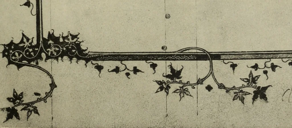 An illustration from Fac-similé de livres copiés et enluminés pour le roi Charles V. : souvenir de la journée du 8 mars 1903, 1903, leaf 54