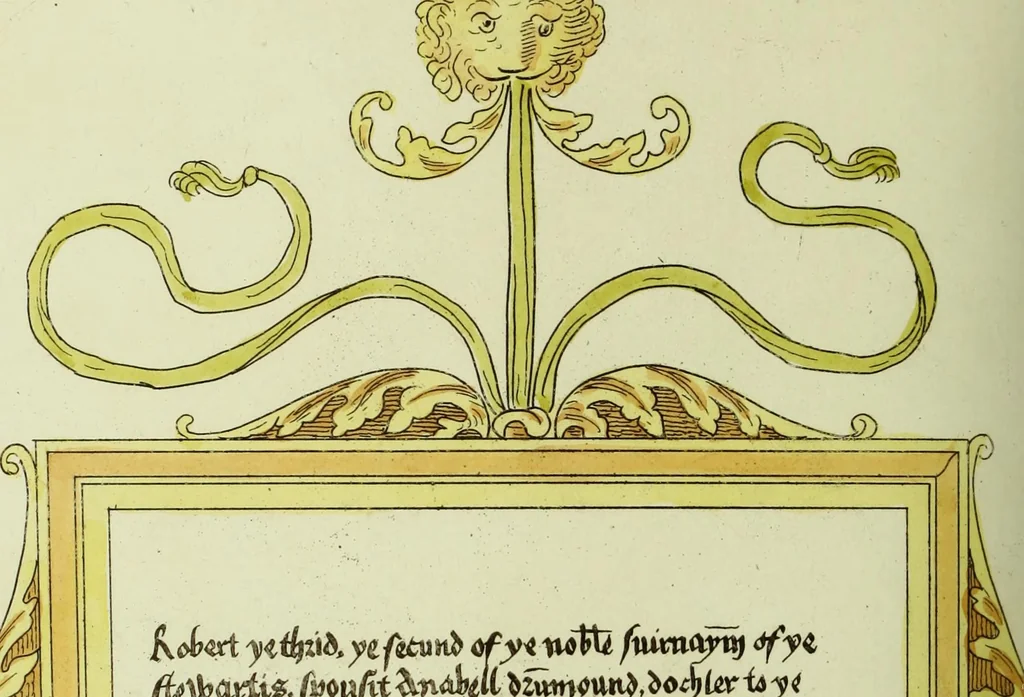 An illustration from Fac simile of an ancient heraldic manuscript, 1822, leaf 100