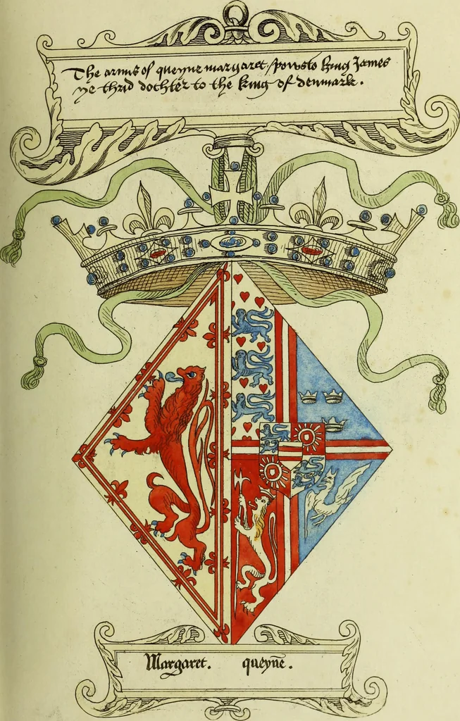An illustration from Fac simile of an ancient heraldic manuscript, 1822, leaf 121