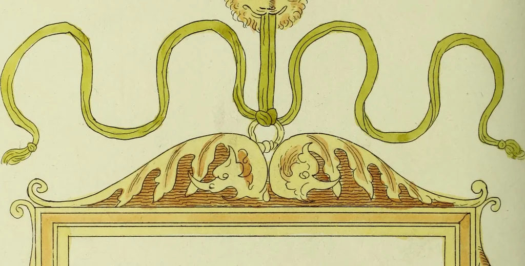 An illustration from Fac simile of an ancient heraldic manuscript, 1822, leaf 124