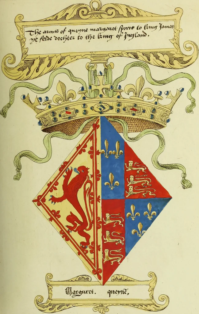 An illustration from Fac simile of an ancient heraldic manuscript, 1822, leaf 127