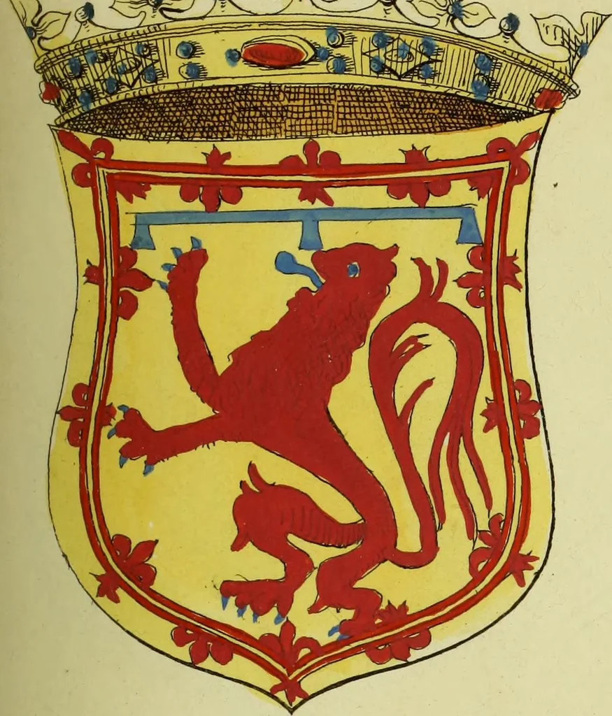 An illustration from Fac simile of an ancient heraldic manuscript, 1822, leaf 139