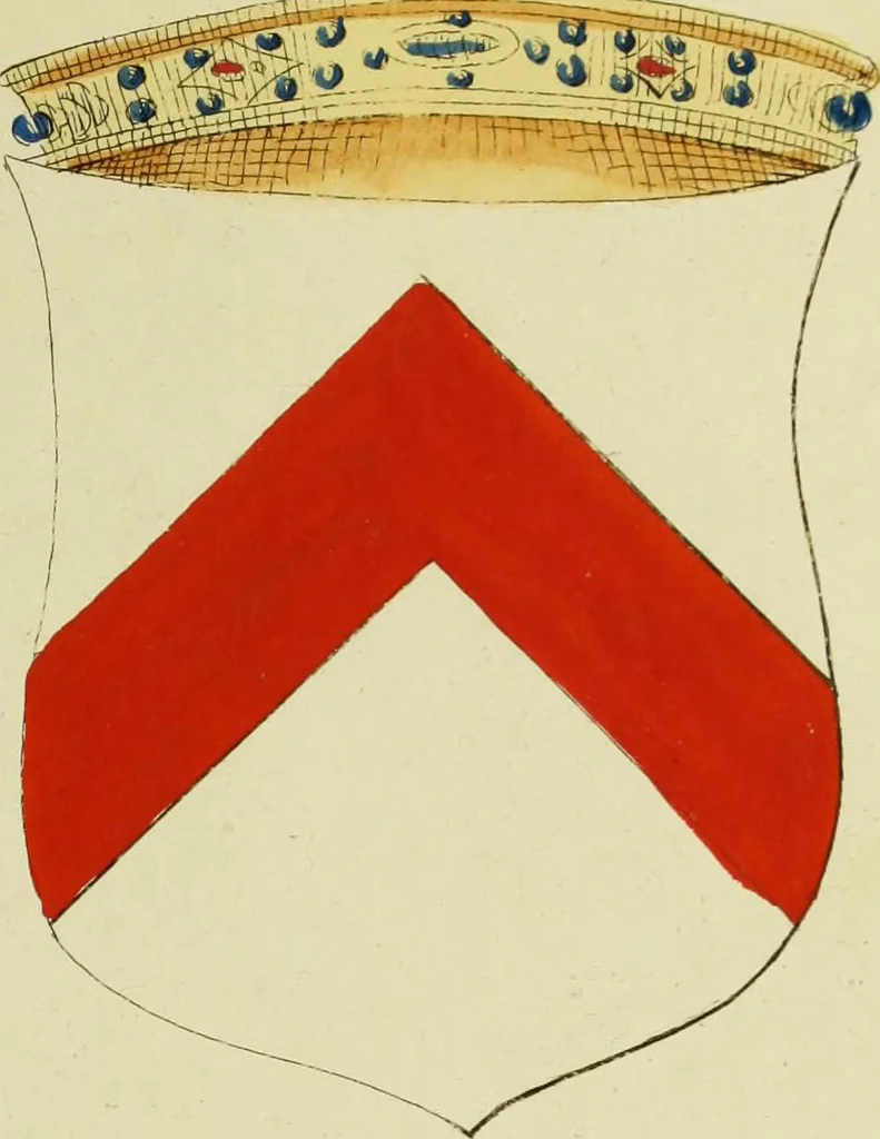 An illustration from Fac simile of an ancient heraldic manuscript, 1822, leaf 143