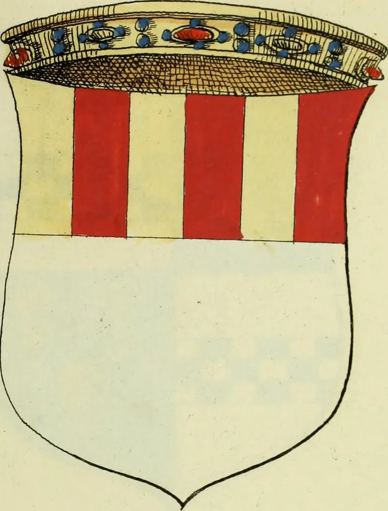 An illustration from Fac simile of an ancient heraldic manuscript, 1822, leaf 155