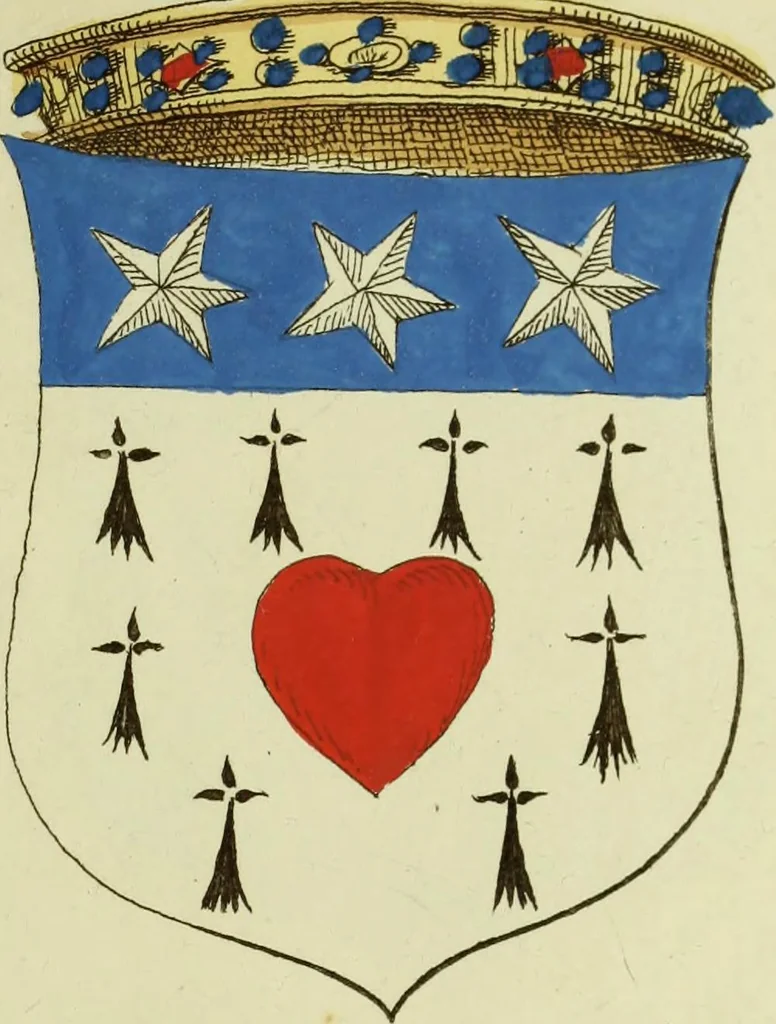 An illustration from Fac simile of an ancient heraldic manuscript, 1822, leaf 169