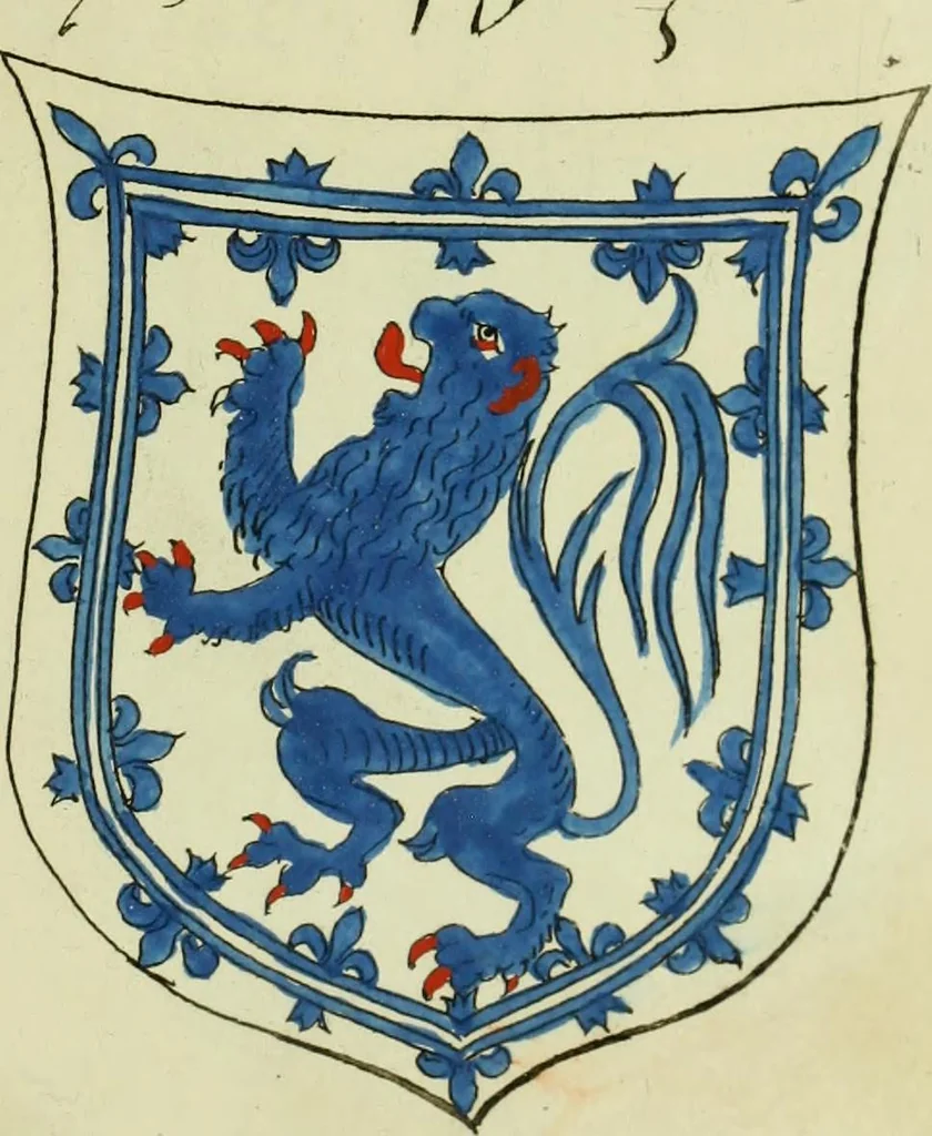 An illustration from Fac simile of an ancient heraldic manuscript, 1822, leaf 191