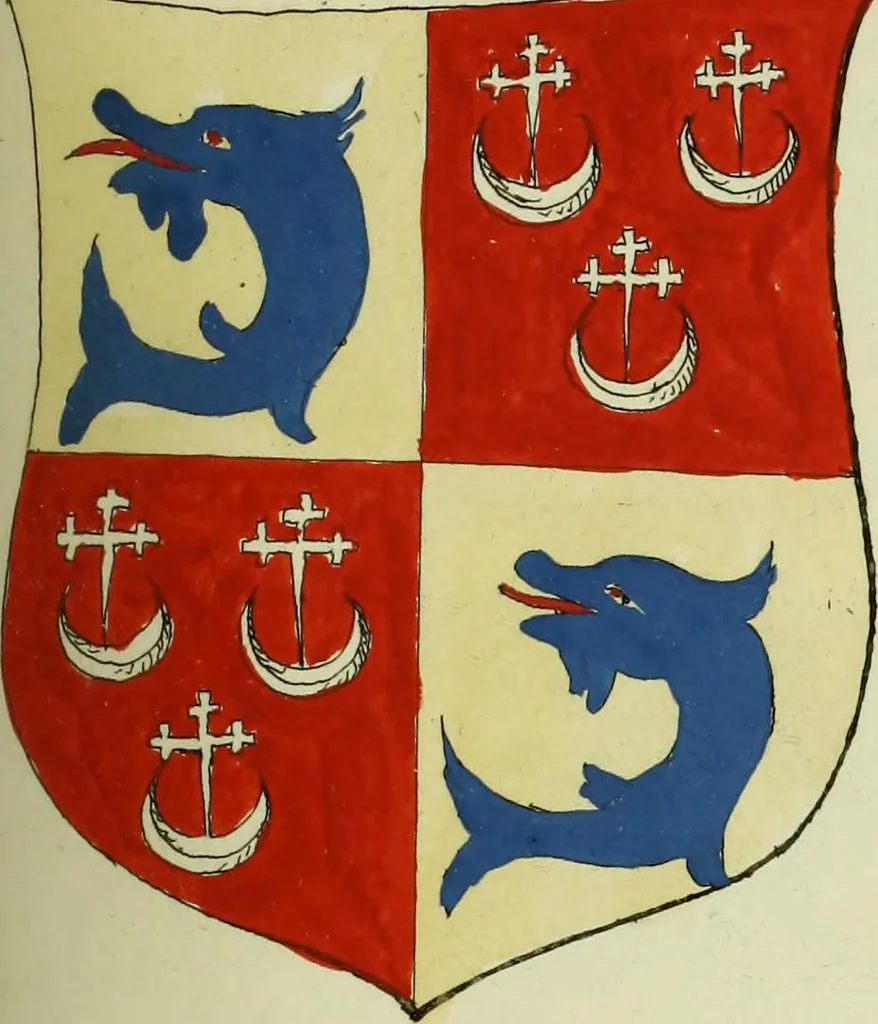 An illustration from Fac simile of an ancient heraldic manuscript, 1822, leaf 199