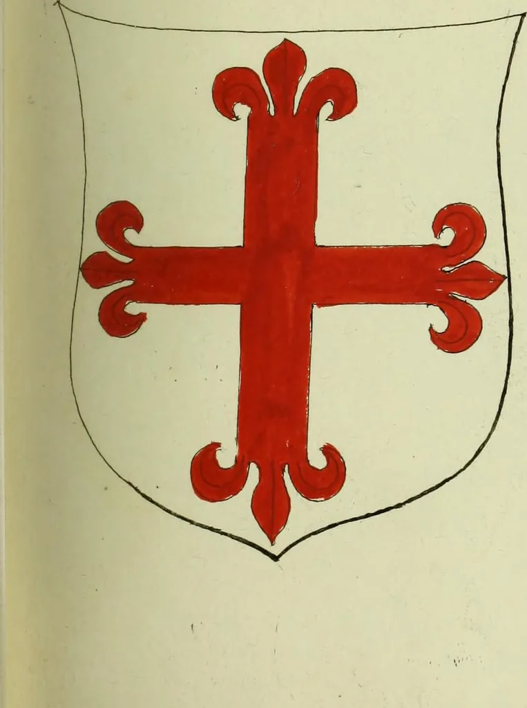 An illustration from Fac simile of an ancient heraldic manuscript, 1822, leaf 199