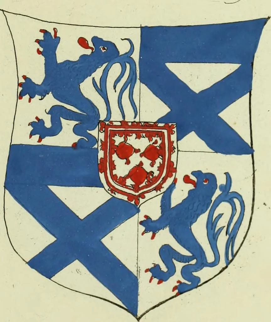 An illustration from Fac simile of an ancient heraldic manuscript, 1822, leaf 199
