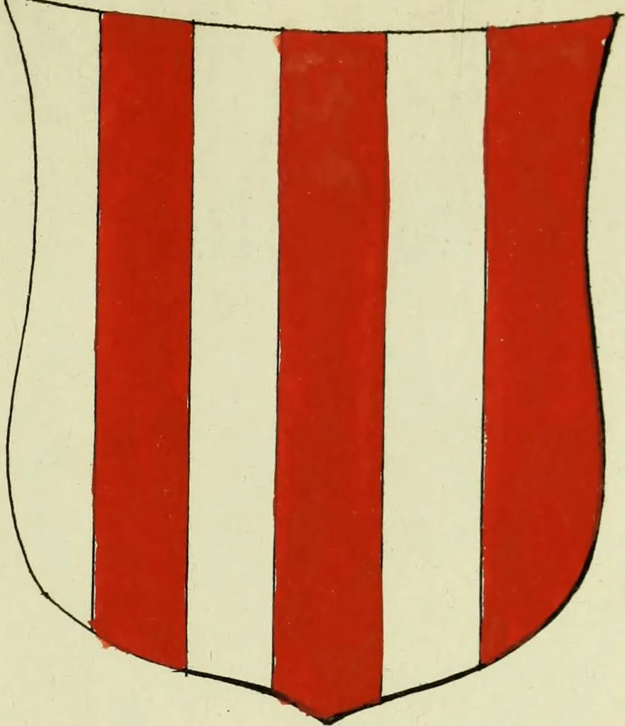 An illustration from Fac simile of an ancient heraldic manuscript, 1822, leaf 203