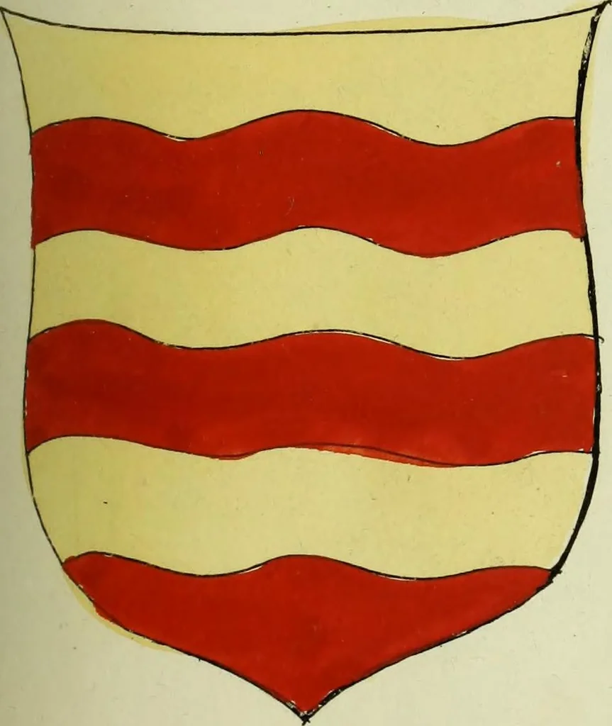 An illustration from Fac simile of an ancient heraldic manuscript, 1822, leaf 203