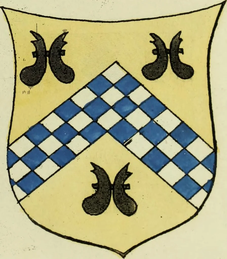 An illustration from Fac simile of an ancient heraldic manuscript, 1822, leaf 207