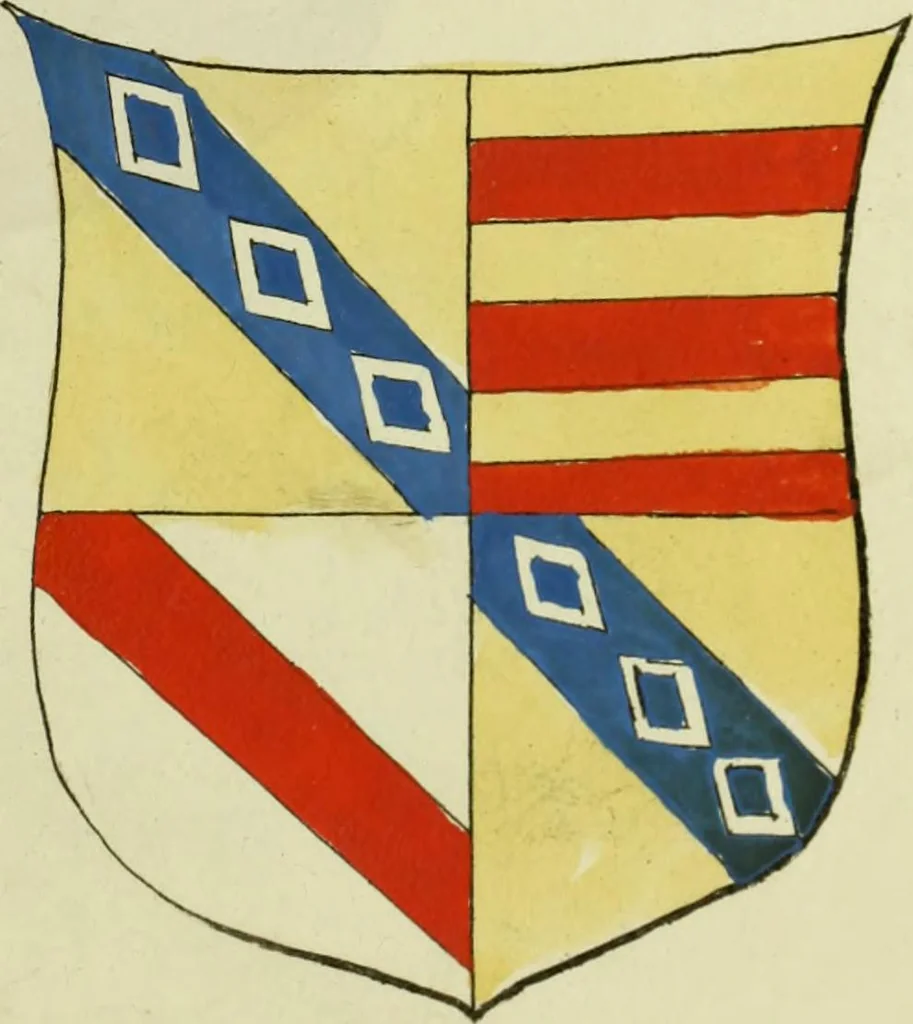 An illustration from Fac simile of an ancient heraldic manuscript, 1822, leaf 211