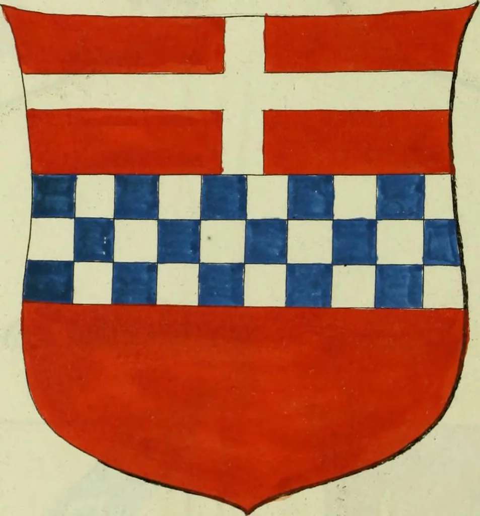 An illustration from Fac simile of an ancient heraldic manuscript, 1822, leaf 212