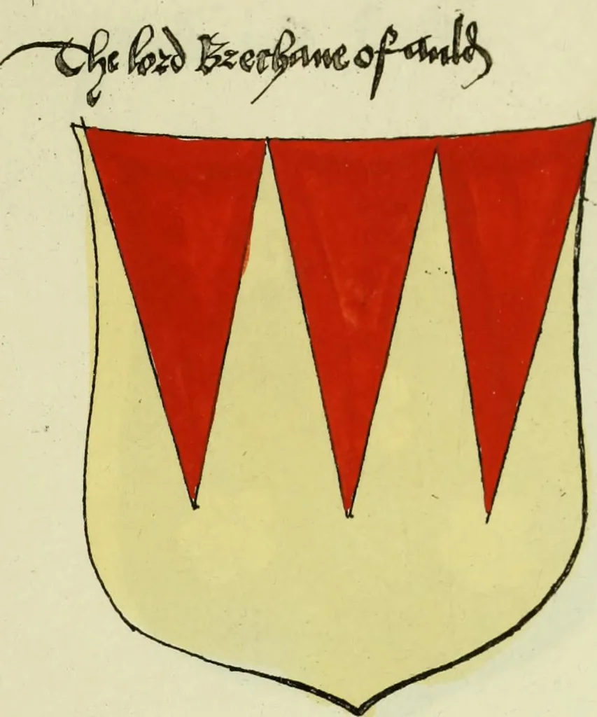 An illustration from Fac simile of an ancient heraldic manuscript, 1822, leaf 215