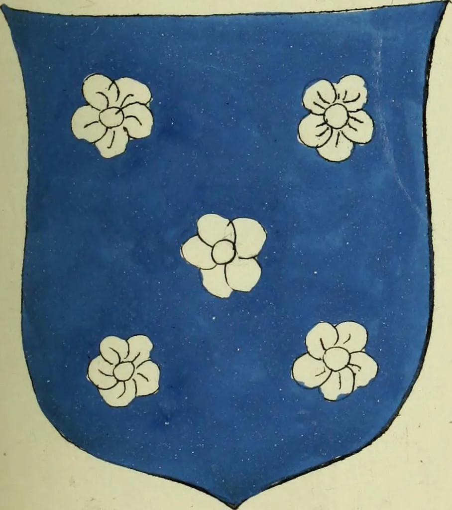 An illustration from Fac simile of an ancient heraldic manuscript, 1822, leaf 217