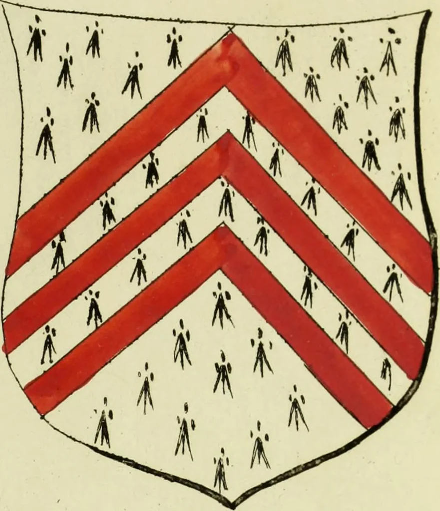 An illustration from Fac simile of an ancient heraldic manuscript, 1822, leaf 225