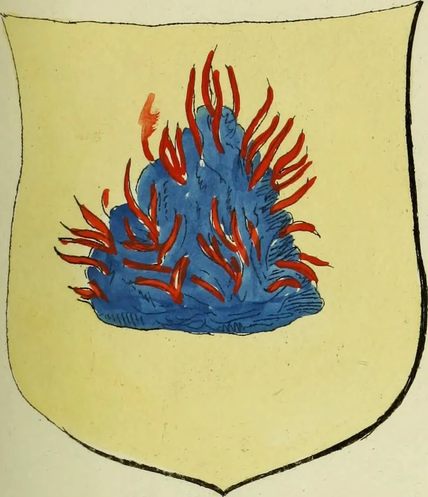 An illustration from Fac simile of an ancient heraldic manuscript, 1822, leaf 229