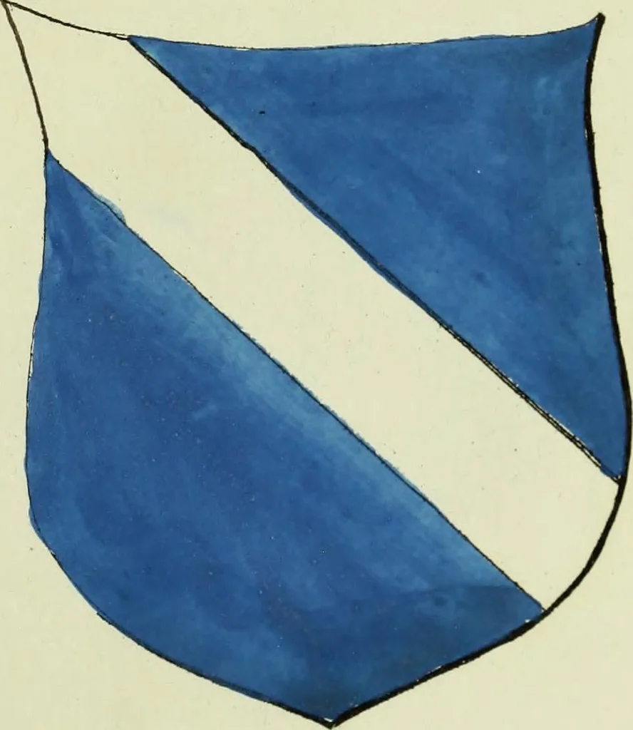 An illustration from Fac simile of an ancient heraldic manuscript, 1822, leaf 229