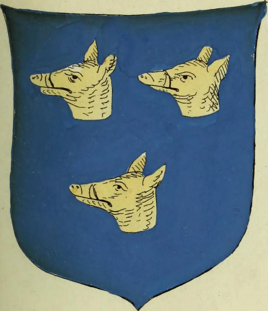 An illustration from Fac simile of an ancient heraldic manuscript, 1822, leaf 237