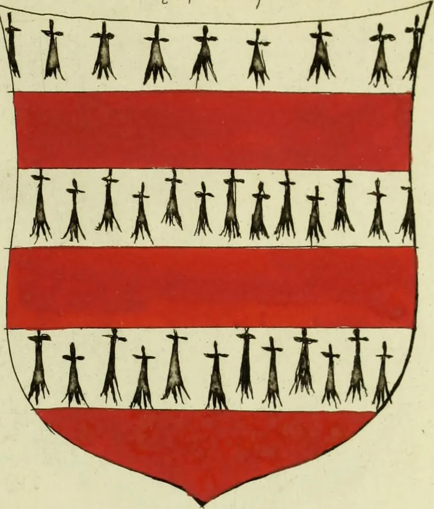 An illustration from Fac simile of an ancient heraldic manuscript, 1822, leaf 237