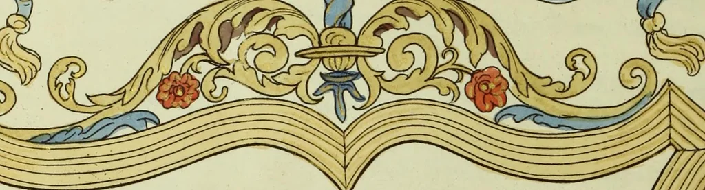 An illustration from Fac simile of an ancient heraldic manuscript, 1822, leaf 24