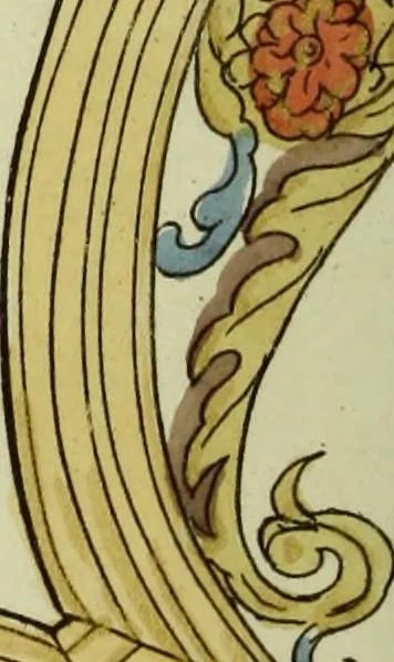 An illustration from Fac simile of an ancient heraldic manuscript, 1822, leaf 24
