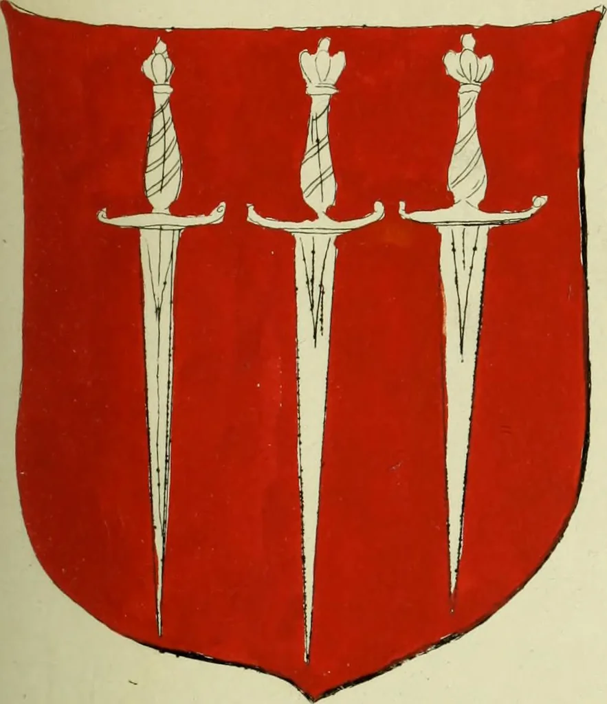 An illustration from Fac simile of an ancient heraldic manuscript, 1822, leaf 241