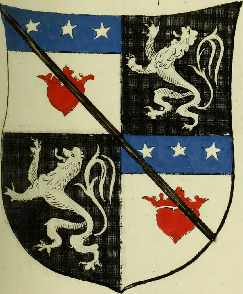 An illustration from Fac simile of an ancient heraldic manuscript, 1822, leaf 241