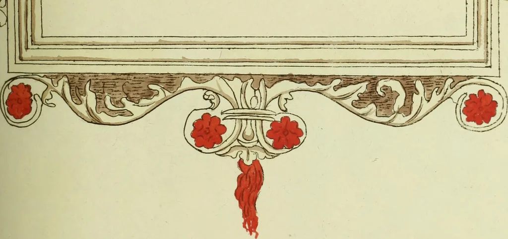 An illustration from Fac simile of an ancient heraldic manuscript, 1822, leaf 245