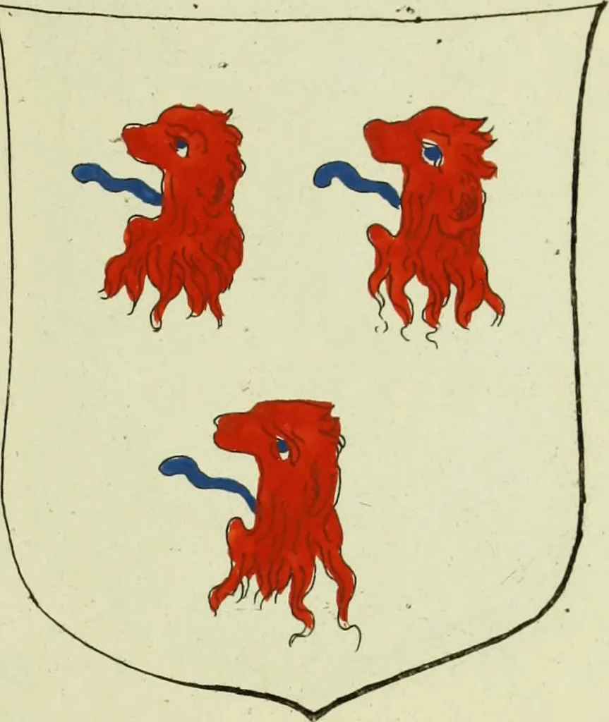 An illustration from Fac simile of an ancient heraldic manuscript, 1822, leaf 249