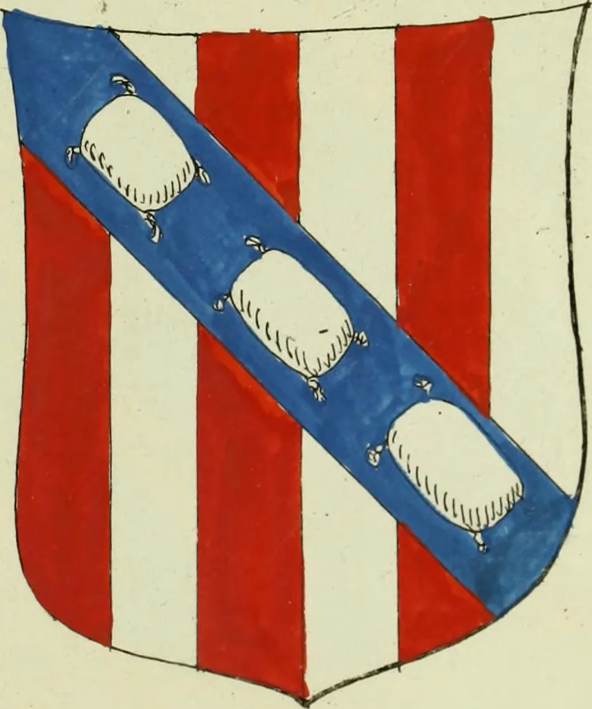An illustration from Fac simile of an ancient heraldic manuscript, 1822, leaf 249