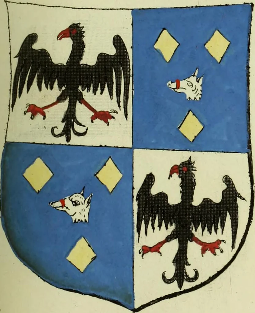 An illustration from Fac simile of an ancient heraldic manuscript, 1822, leaf 255