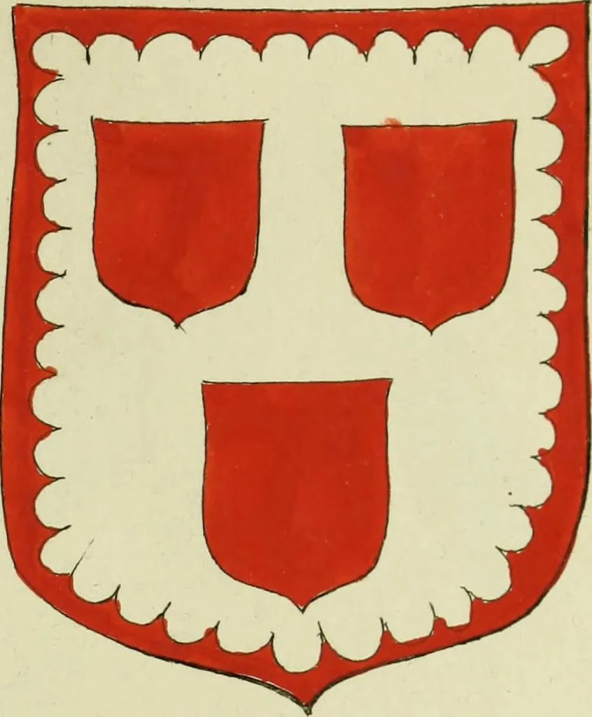 An illustration from Fac simile of an ancient heraldic manuscript, 1822, leaf 259